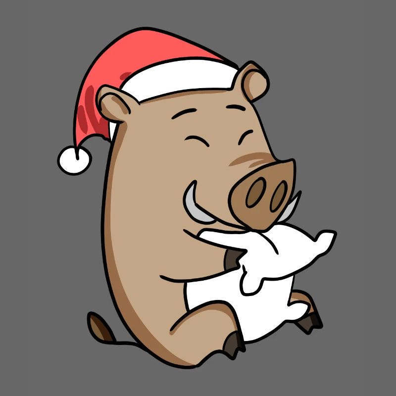 Sanglier Cochon de Noël