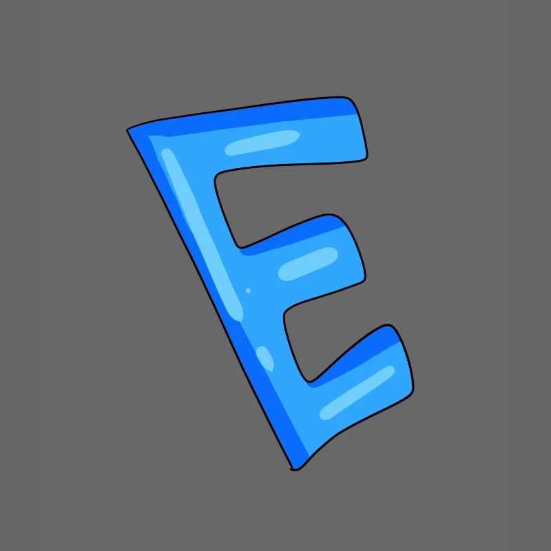 Buchstabe E Anfangsbuchstabe