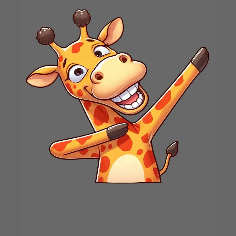 Coole Giraffe Dabbing Dab Tanz