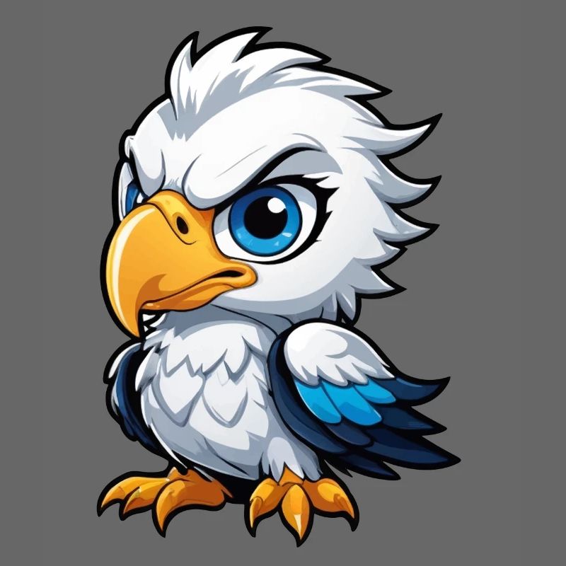 Poussin aigle effronté