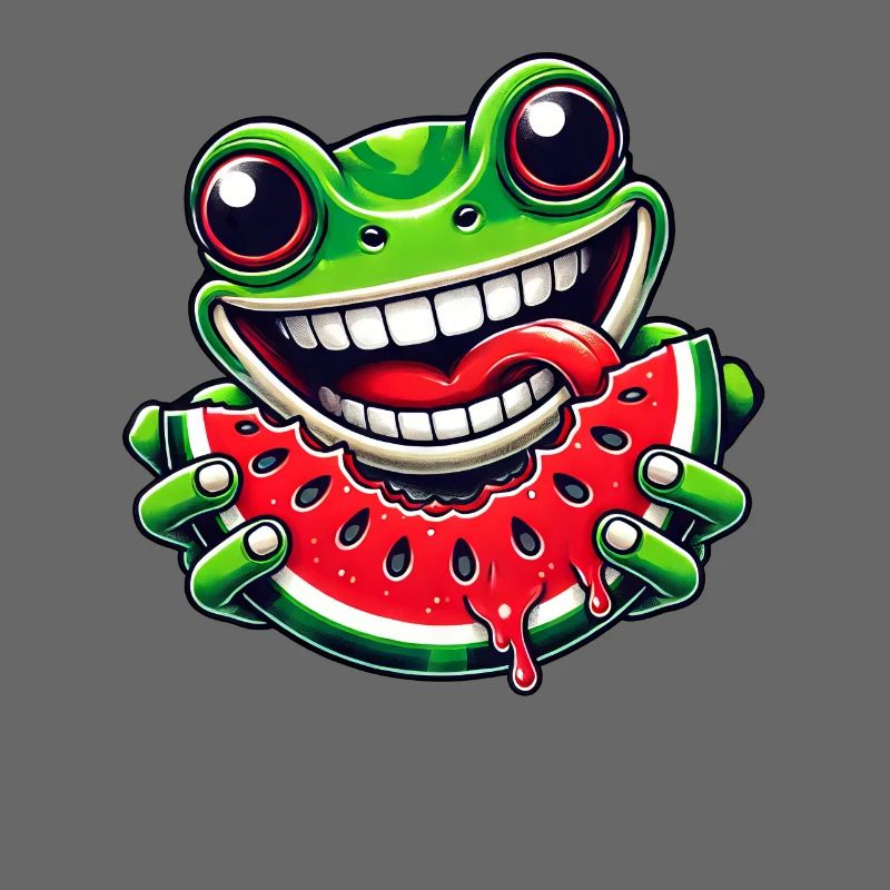Grenouille à la pastèque Fruit d’été fruité
