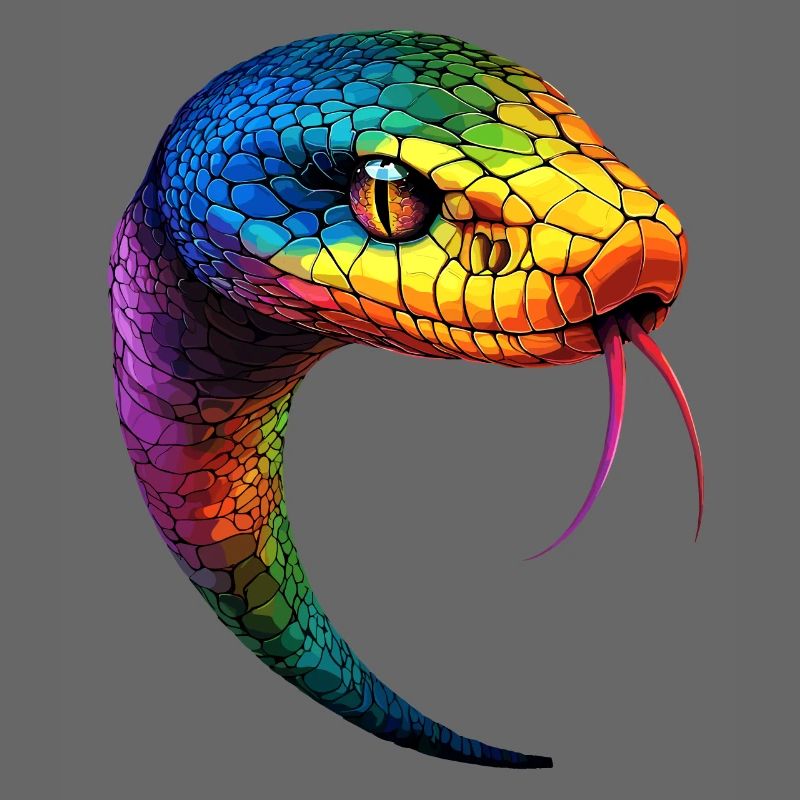 Schlange Python Kobra Mamba Klapperschlange Snake
