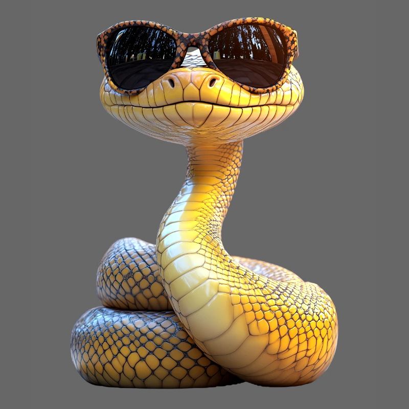 Serpent Python Cobra Mamba Serpent à sonnettes Serpent