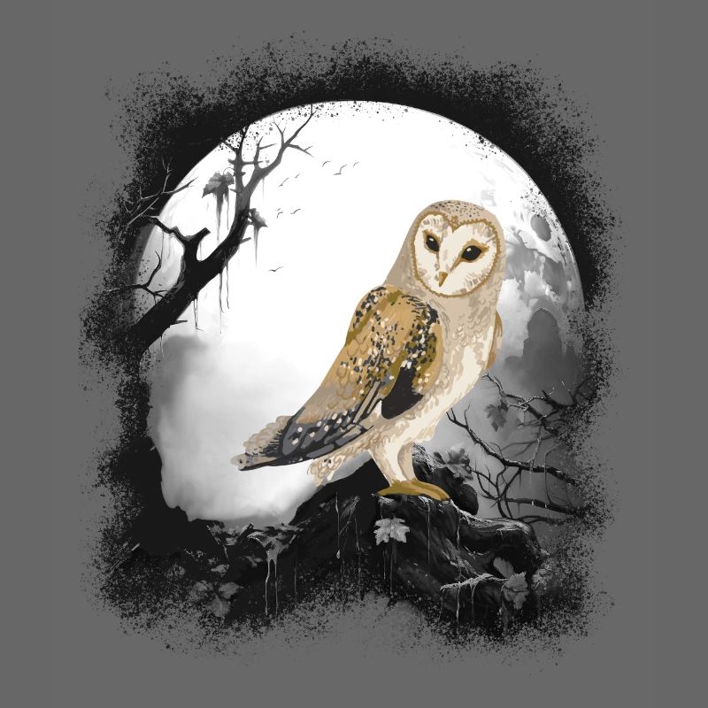 mystisch Eule Eulen Waldbewohner Märchen Kind