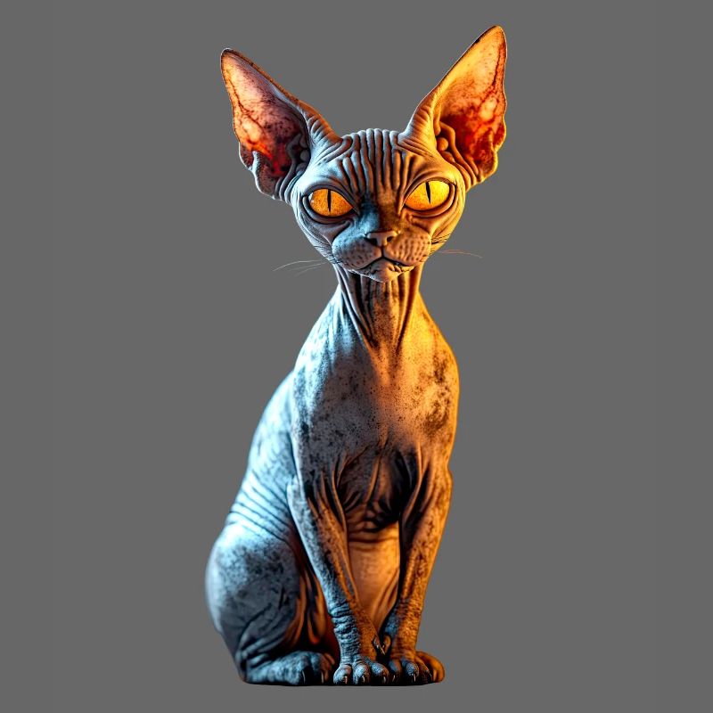 Chat Sphynx Chat Sphynx Chat Canadien Mignon Sphinx