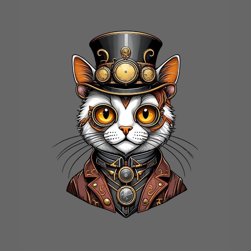 Steampunk-Katze