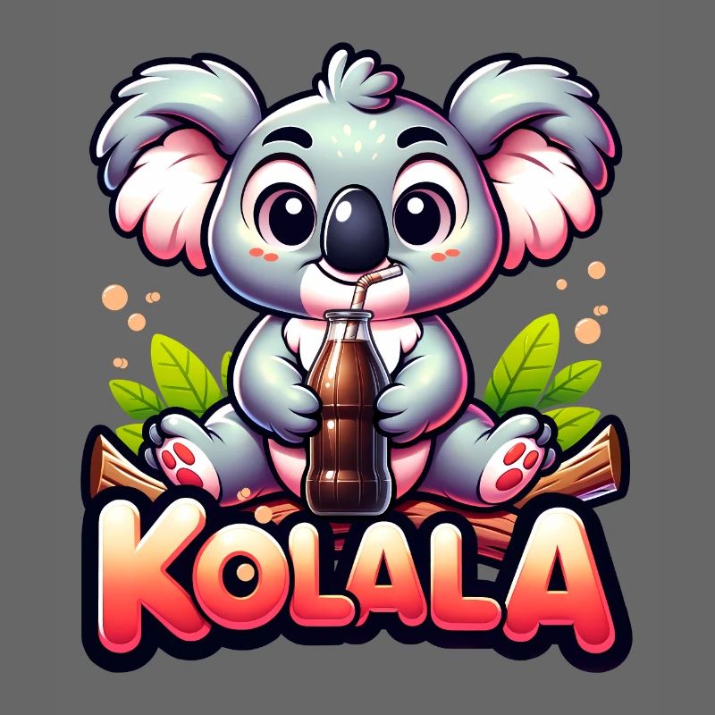 Kolala - Jeu de mots Koala mignon avec