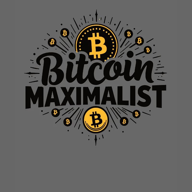 Bitcoin Maximalist – Stylish Crypto Design