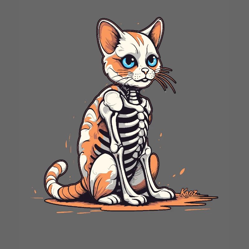 Chat squelette