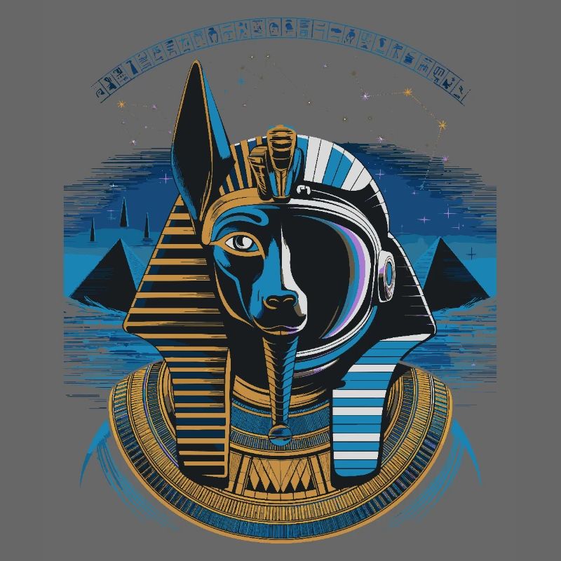 Conception hybride Anubis céleste