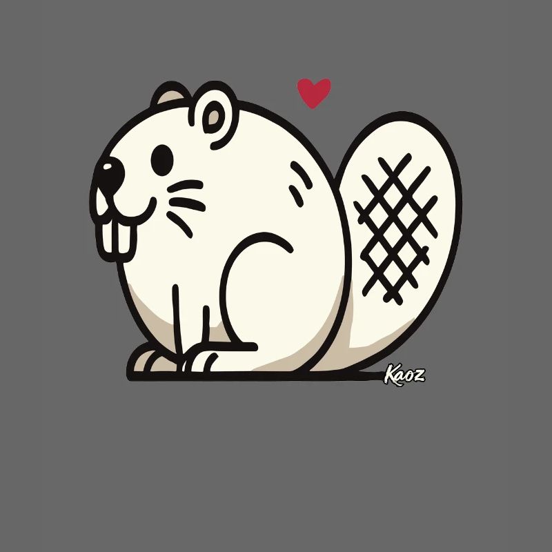 Funny fat beaver