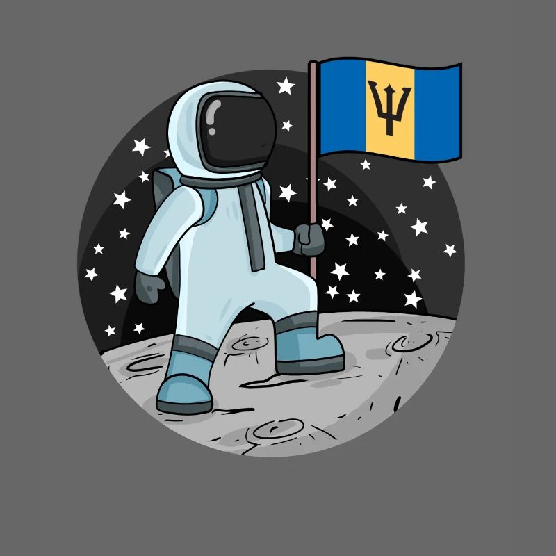 Drapeau astronaute Barbade