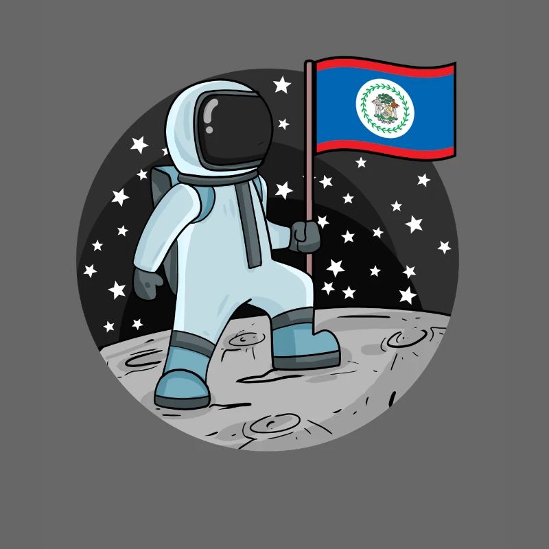 Drapeau astronaute Belize