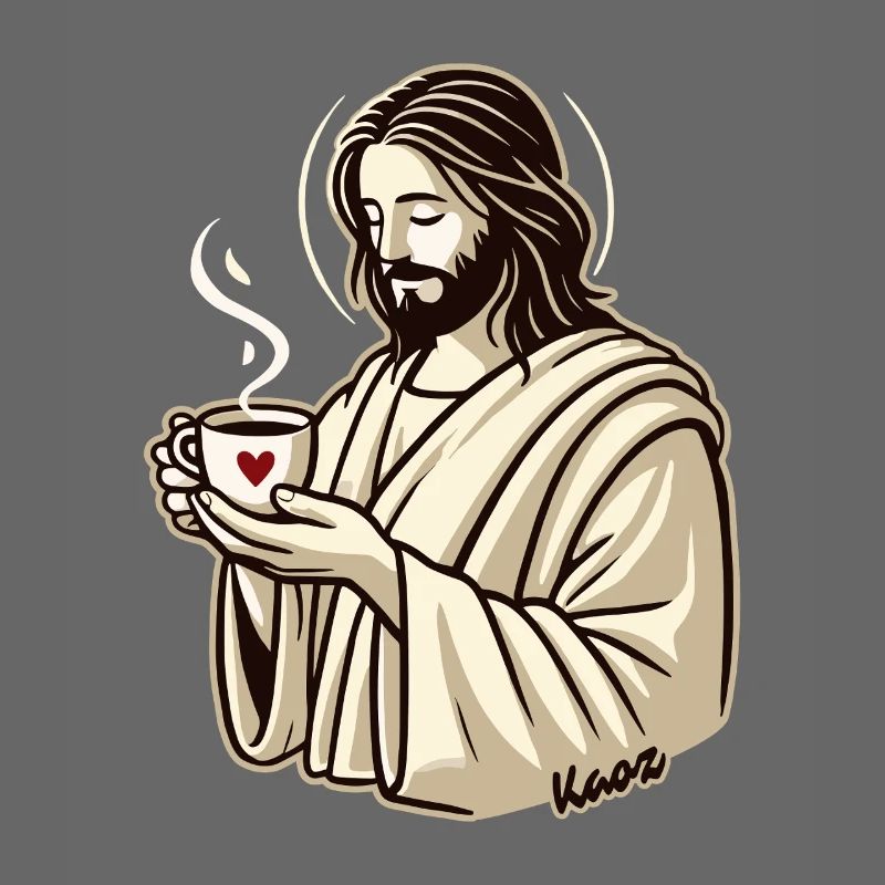 Jésus aime le café