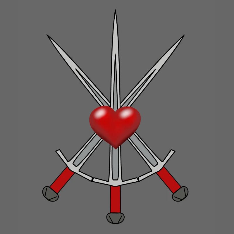 Épée Chevalier Médiéval Épées Guerrier Coeur