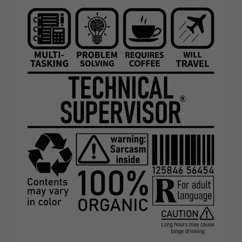 Technical Supervisor multi tasking problem solving