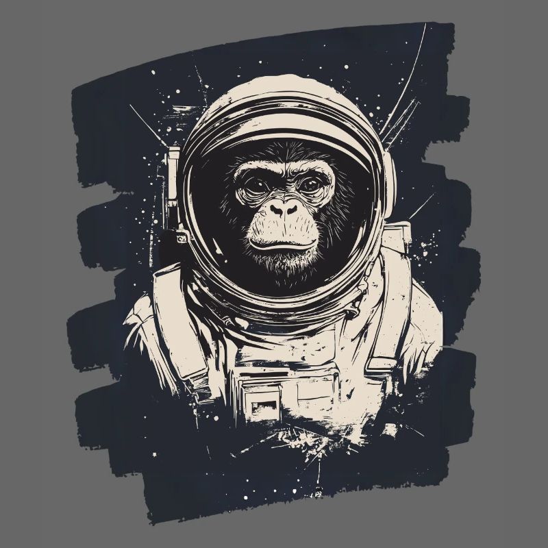 Affe Astronaut