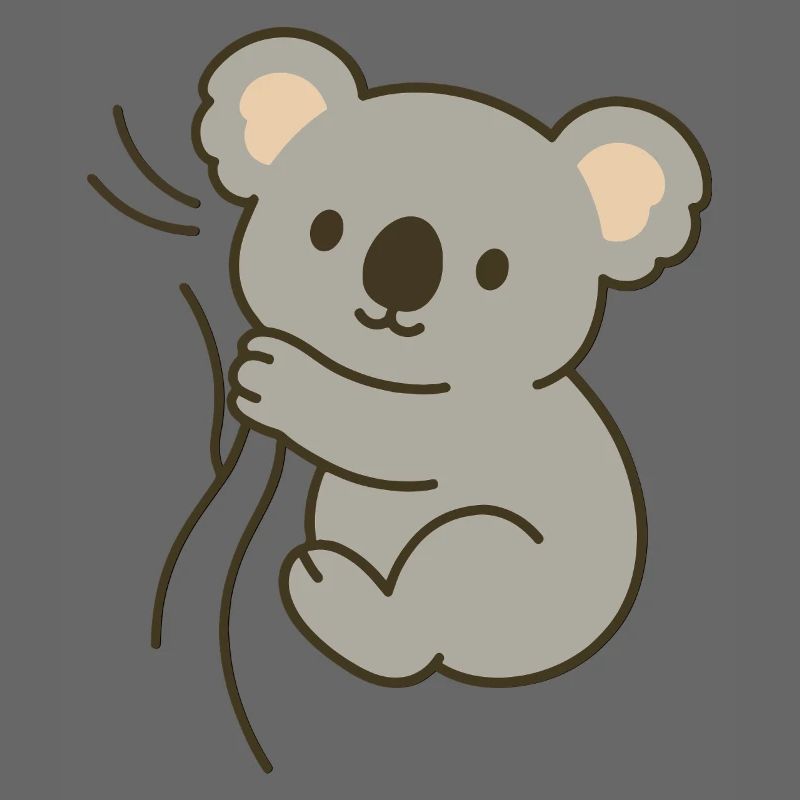 Cuddly koala