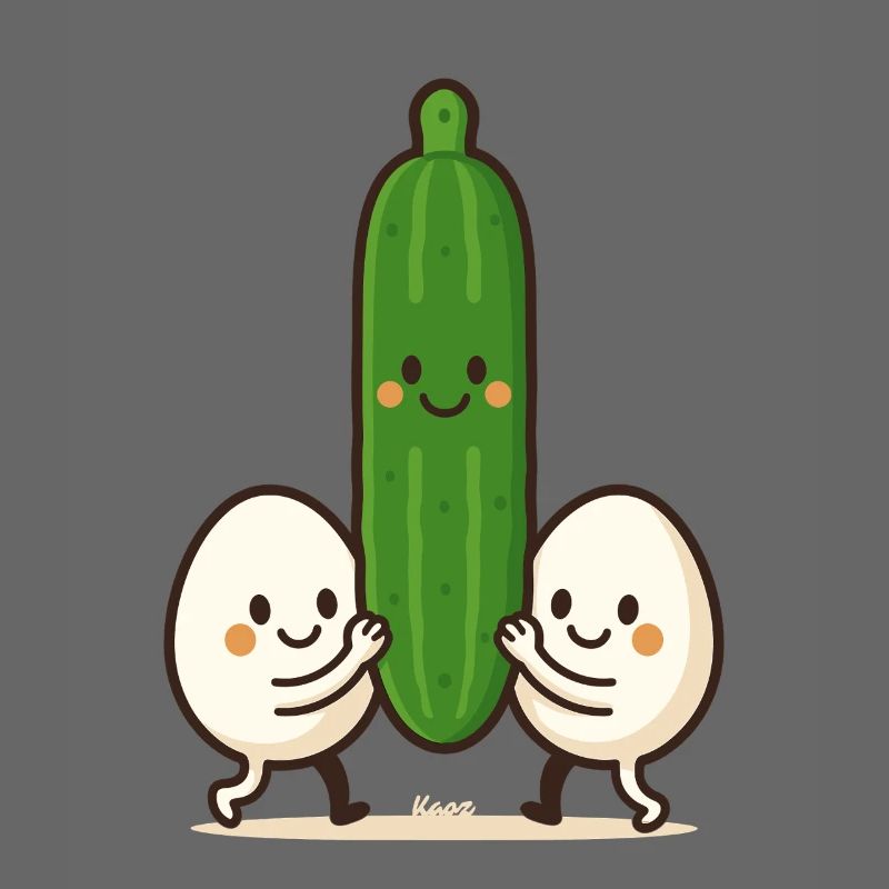 Zwei Eier & eine Gurke – Beste Freunde