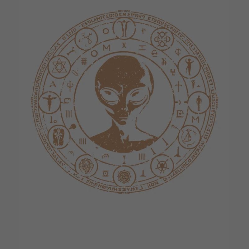 Conception de constellation extraterrestre mystique