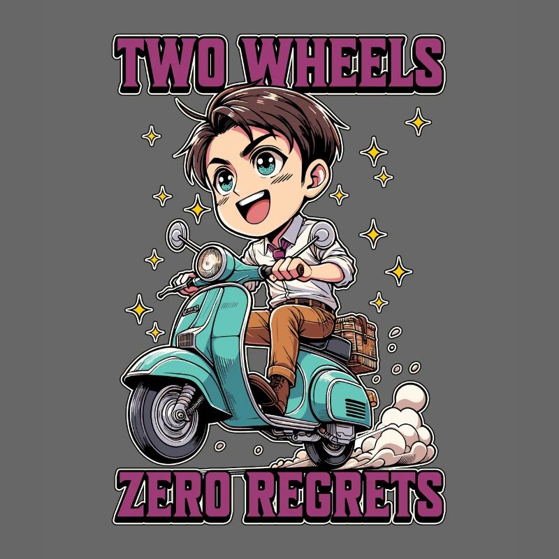 Scooter deux roues Zero regrets Scooter Driver