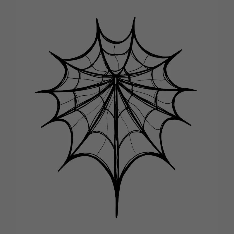 Abstract Spider Web – Line Art