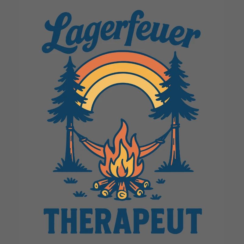Campfire Therapist Camper Design for Camping