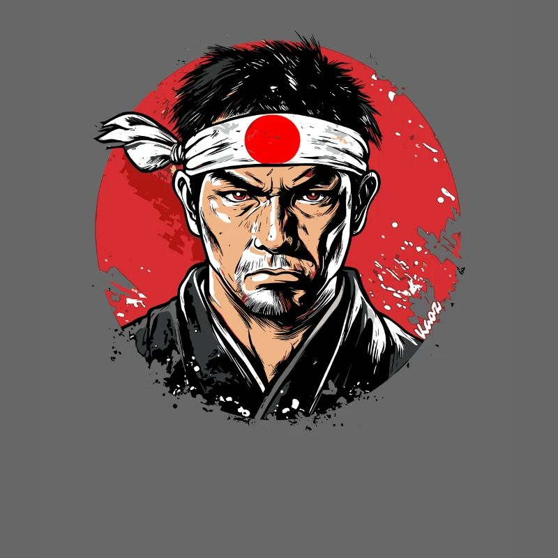 Japanischer Samurai-Krieger
