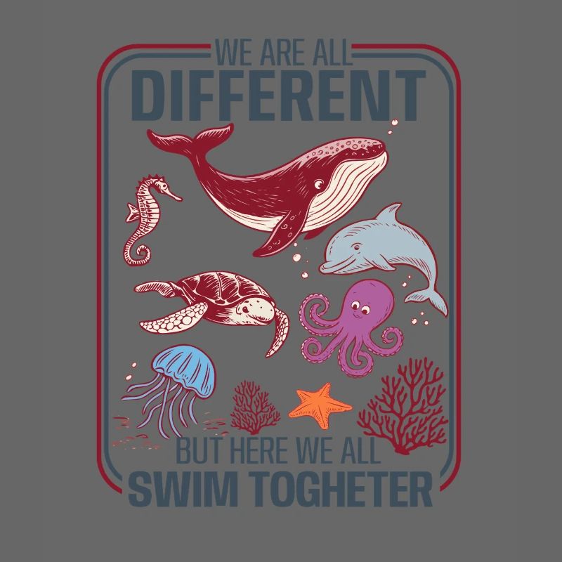 Diversité sous-marine Unity Design