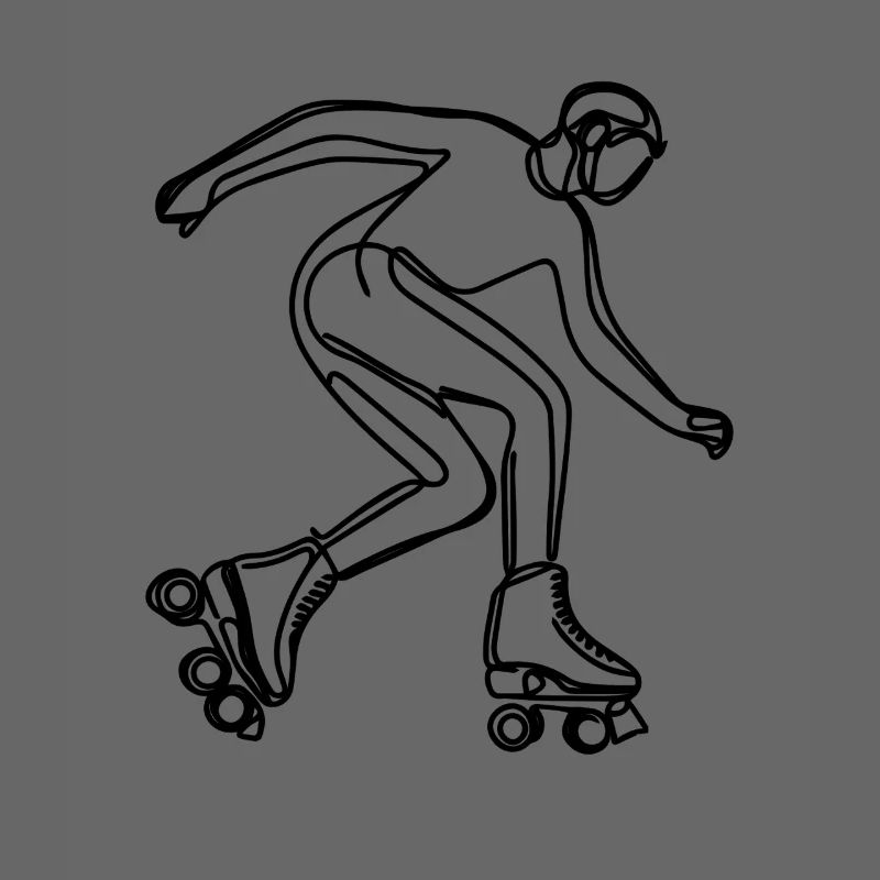 Rollschuhläufer