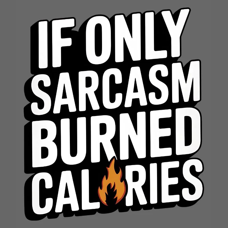 If Only Sarcasm Burned Calories