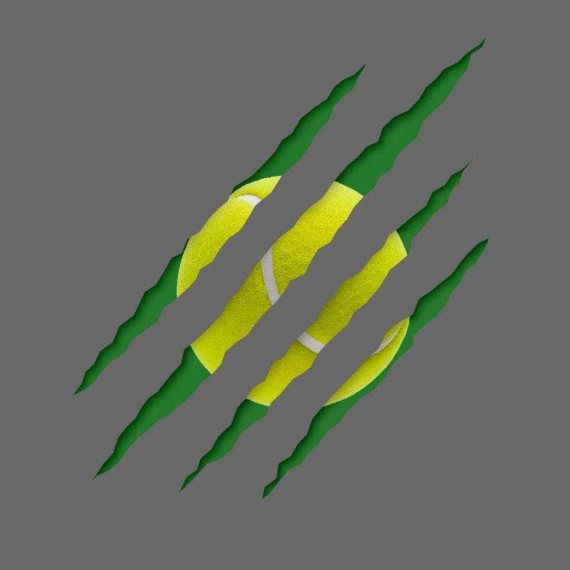 Balle de tennis Scratch Pattern