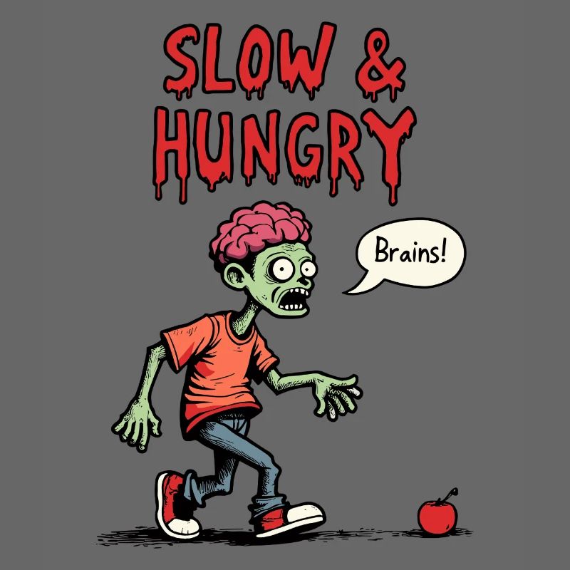Slow & Hungry Zombie Comic