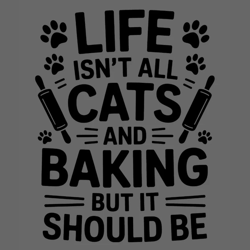 Backen Spruch Katzen Lustiges Backen Geschenk