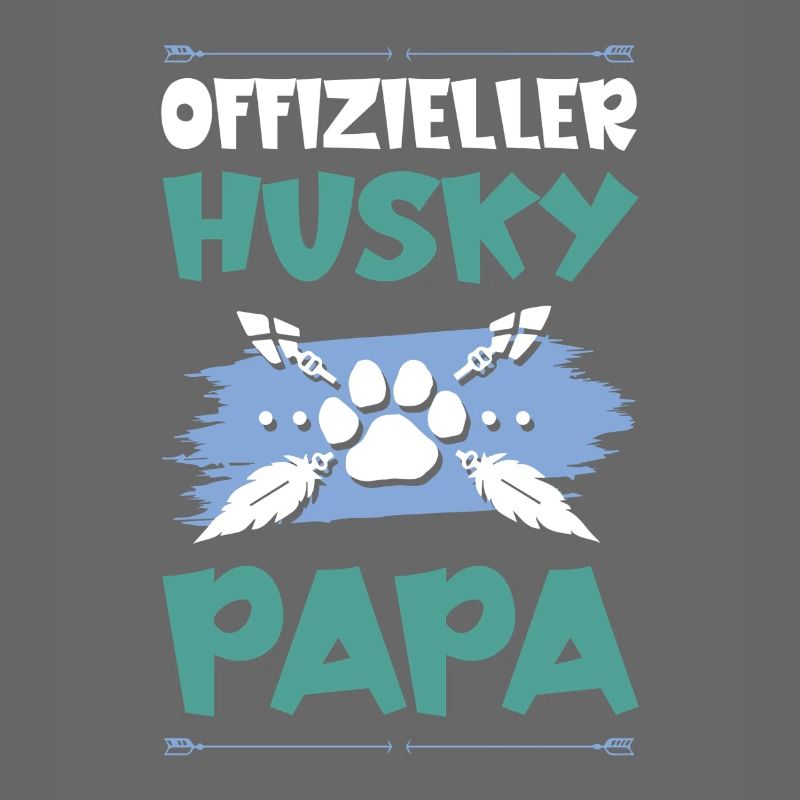 husky hunde papa