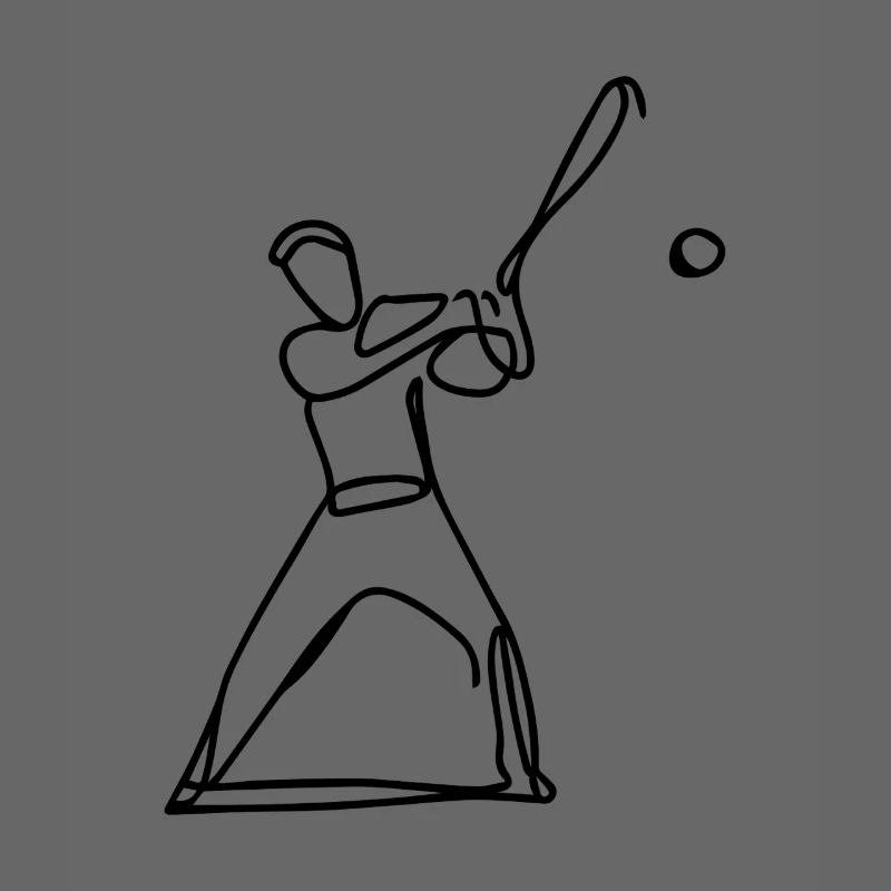 Baseball Player Drawing