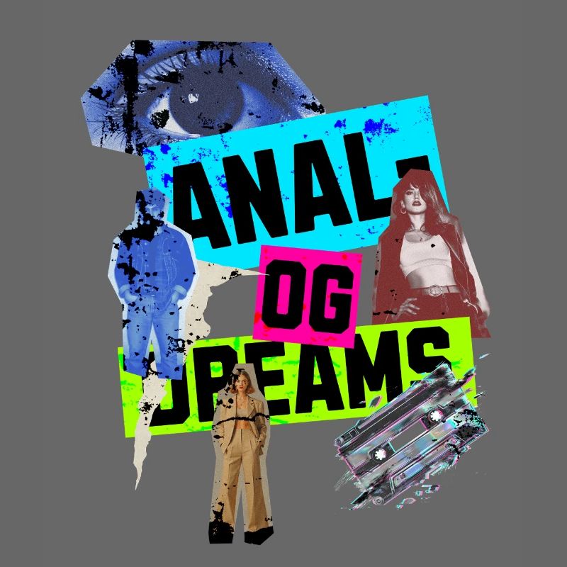 Analog Dreams - Conception de collage rétro dans le style des années 90