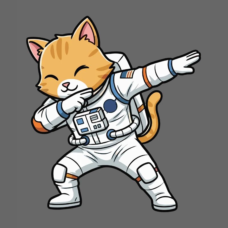 Astronauten Katzen Dab