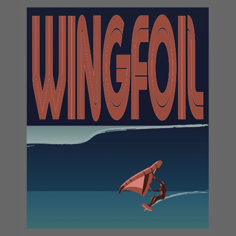 Wingfoiler Welle