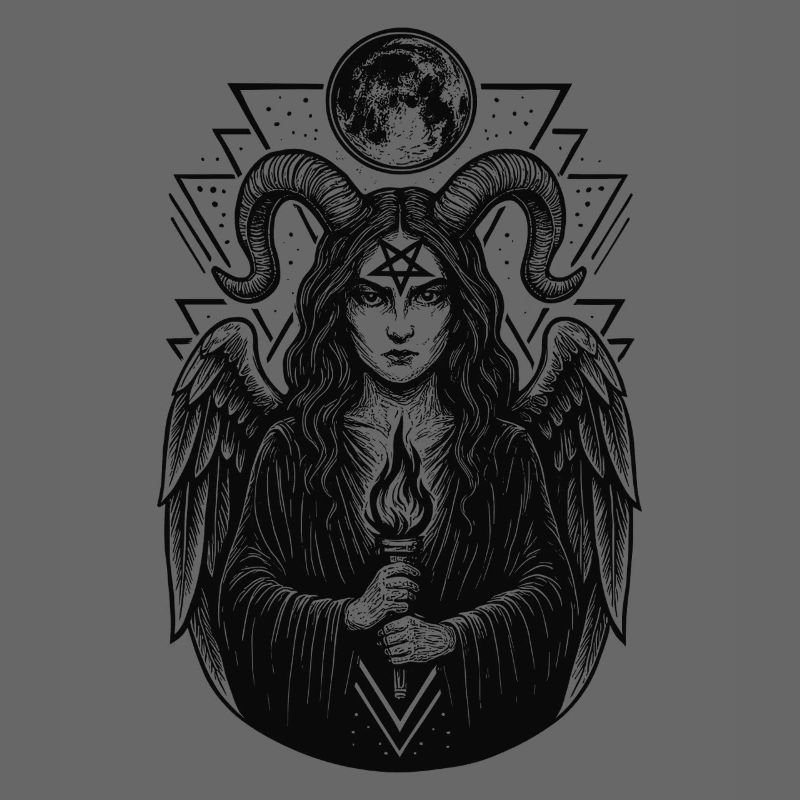 Lilith Hexe Dämon Pentagramm Dunkle Magie