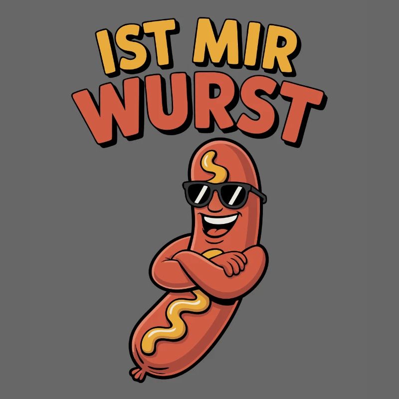 Ist mir Wurst – coole Wurst mit Spruch