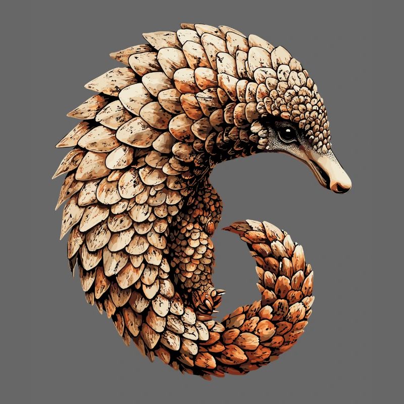 Pangolin Pangolin Pine Cone Pangolins