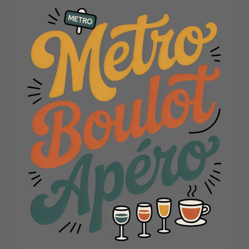 Metro Work Aperitif Humor Routine Work Evening
