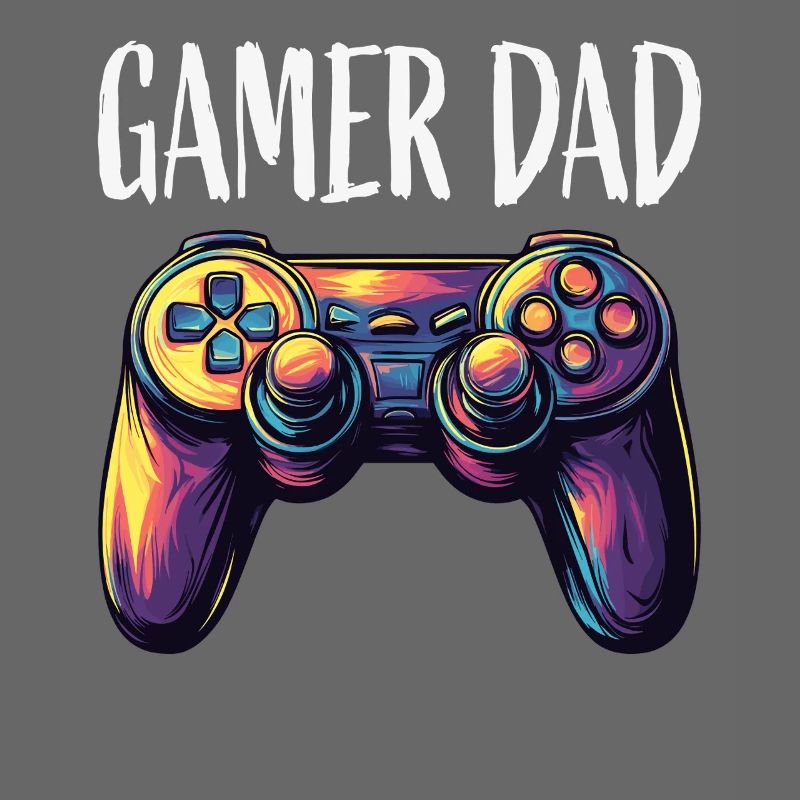 Gamer Dad Controller Neon