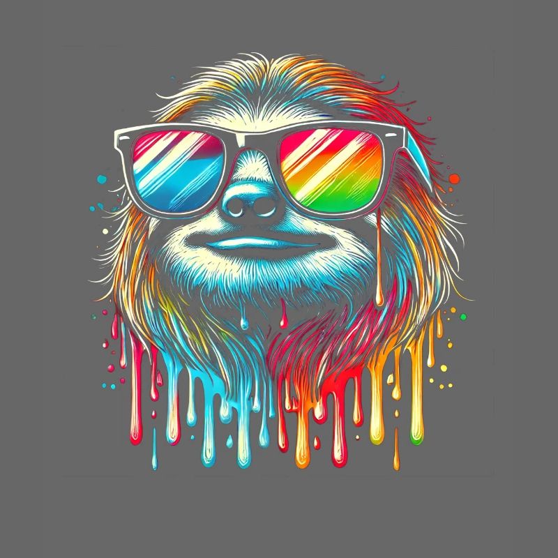 Sloth Sloth Art Lazy Sloth Fan