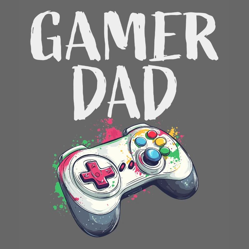 Gamer Dad Controller Splash