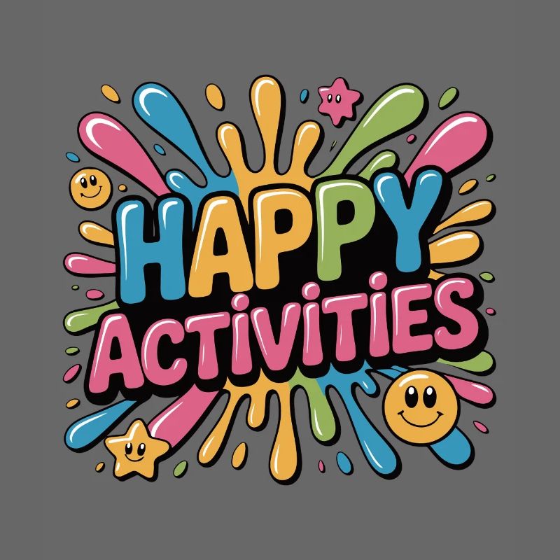 Activités joyeuses Explosion d’éclaboussures