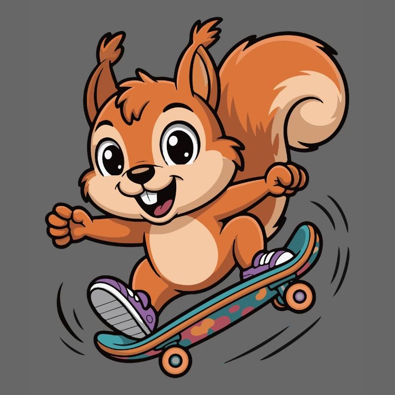 Skate-Eichhörnchen Sprinter