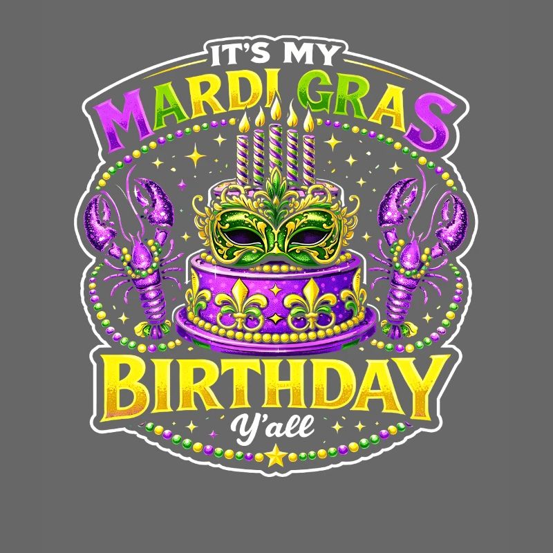 Masque d’anniversaire du Mardi Gras