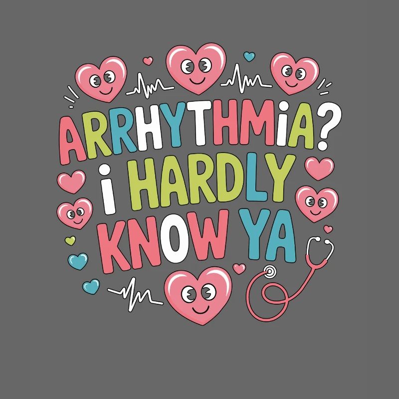 Cardiac Tech Arrhythmia I Hardly Know Echo Tech
